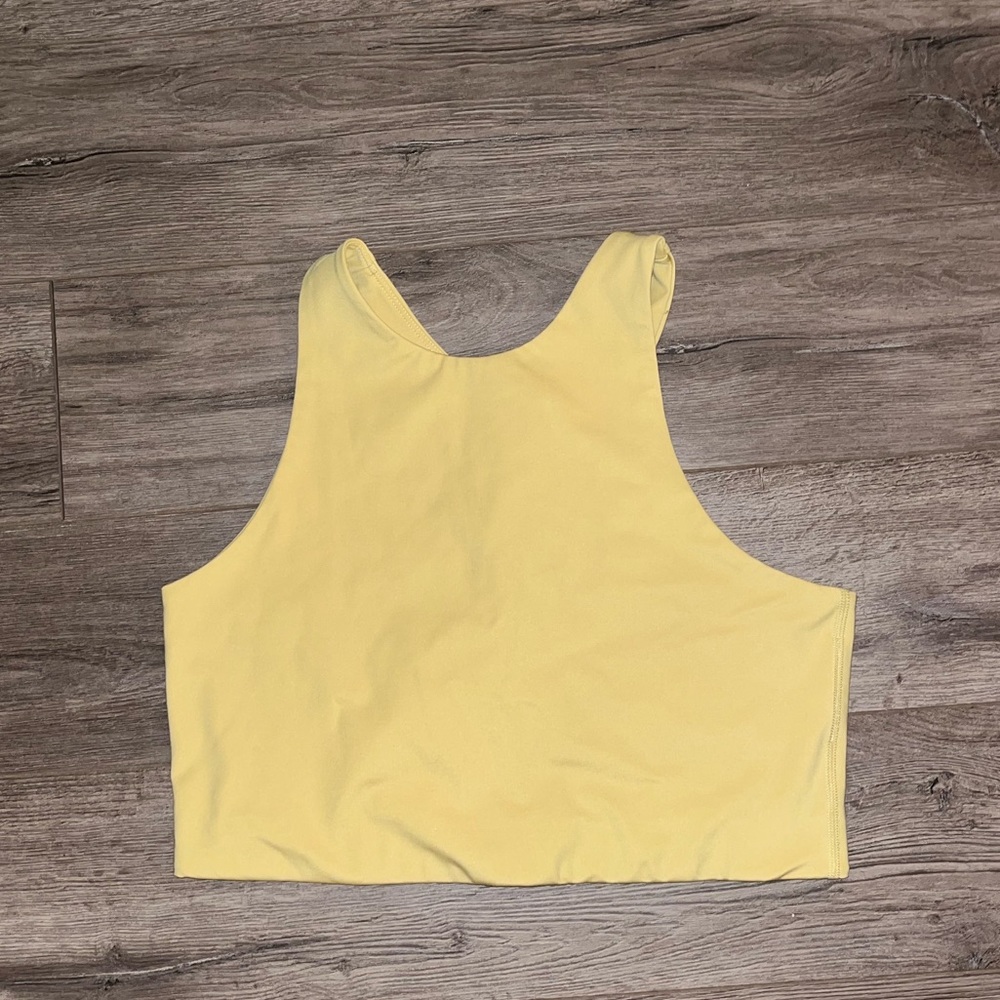 Girlfriend Collective sports bra/tank in light green! Size XXL.